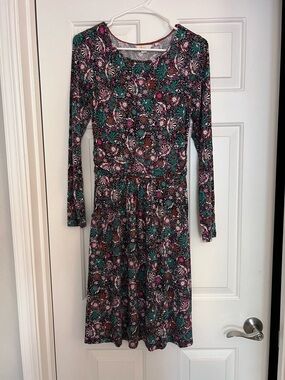 Boden 2 for one Floral Fit & Flare Dress AND Short sleeve green w polka dot